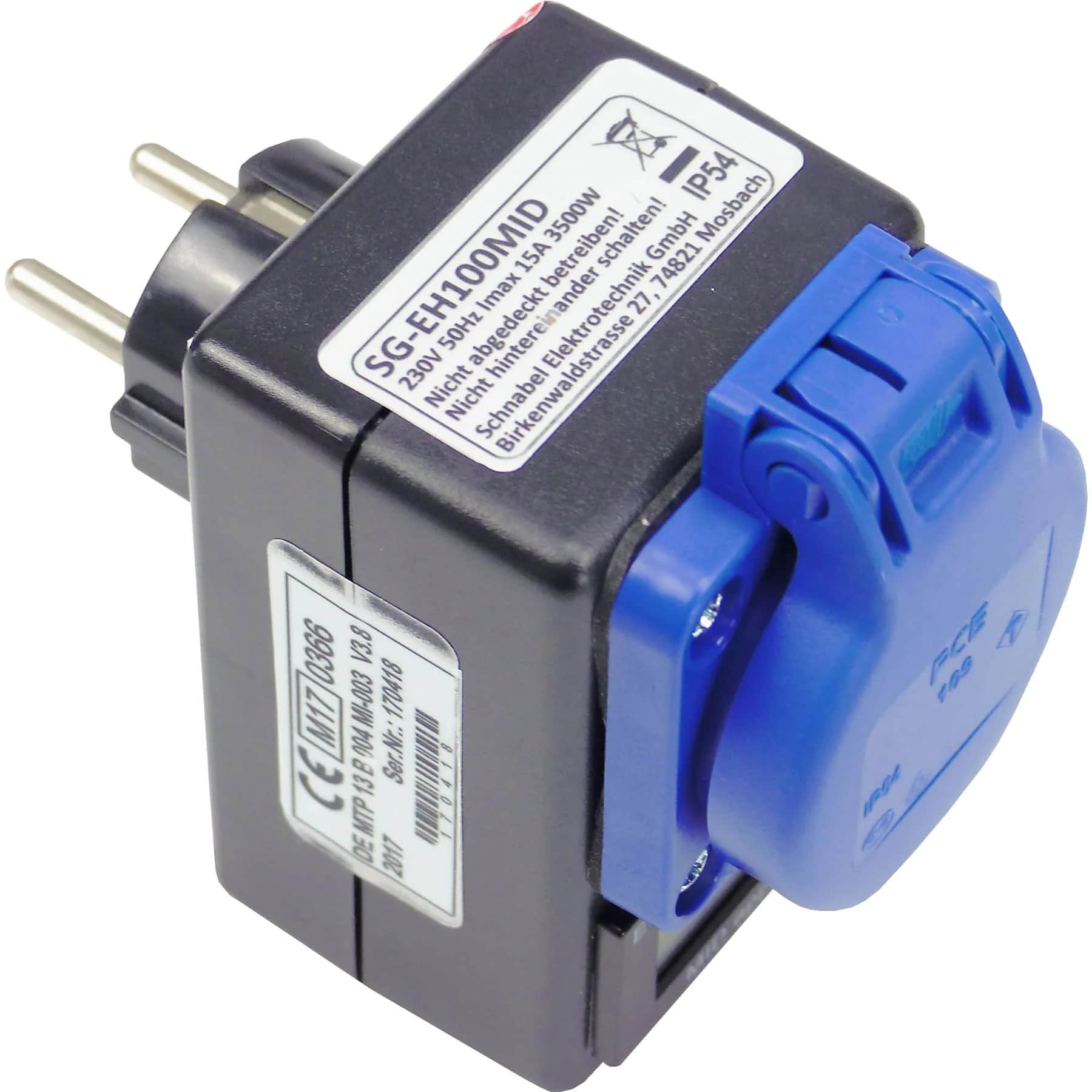 SG-EH100MID Energiezähler und Betriebsstundenzähler im Anschlussgehäuse - Schnabel – Bild 2