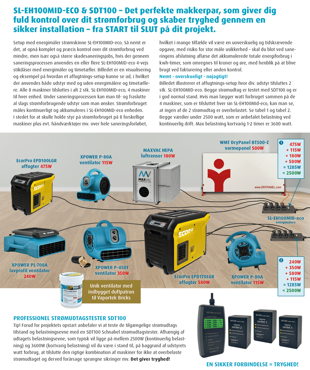 SDT100 Professionel Strømudtagstester - Schnabel - Billede 7